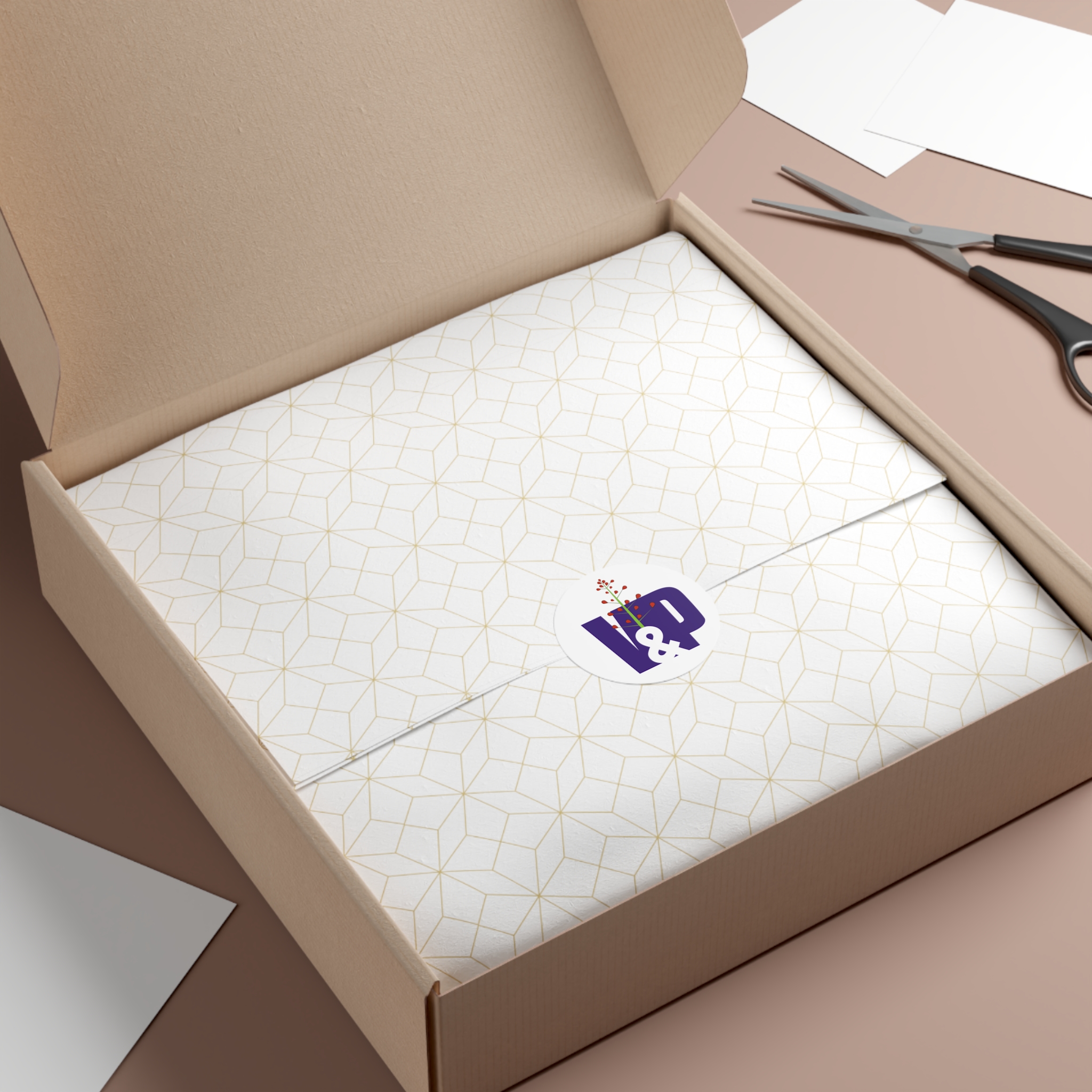 logomark as a sticker